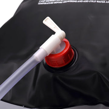 ELK solar shower bag durable PVC resists wear during rugged trips