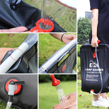 ELK solar shower bag outdoor use keeps you refreshed on camp trips