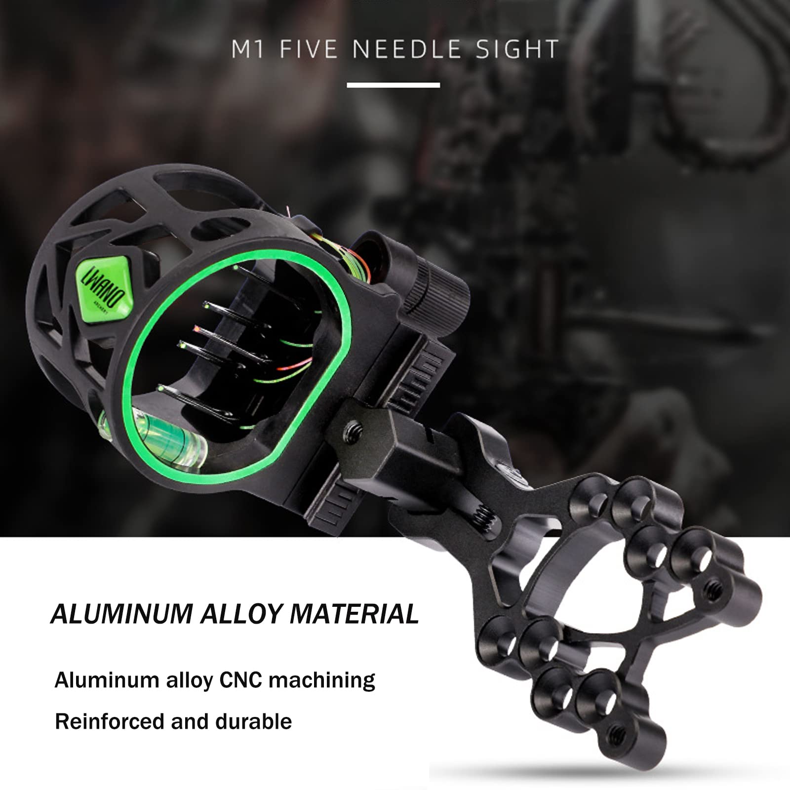 Elkrich bow sight light brightens pins for clearer targeting in low light