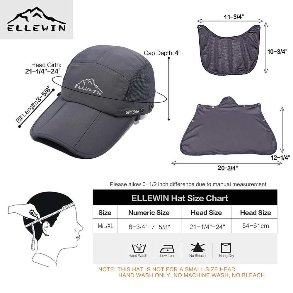 Size range 54-61 cm with 3.7 inch bill length