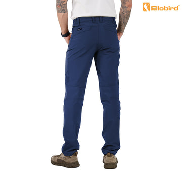 Ellobird Mens Flex Cargo Hiking Pants pockets showing secure cargo use