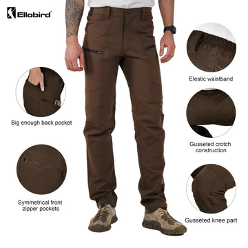 Ellobird cargo pockets keep essentials secure on trails and work sites.
