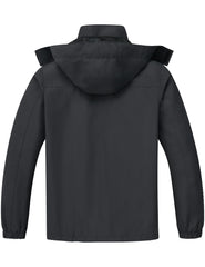 ELLSWOS softshell windbreaker with side pockets ideal for securing essentials