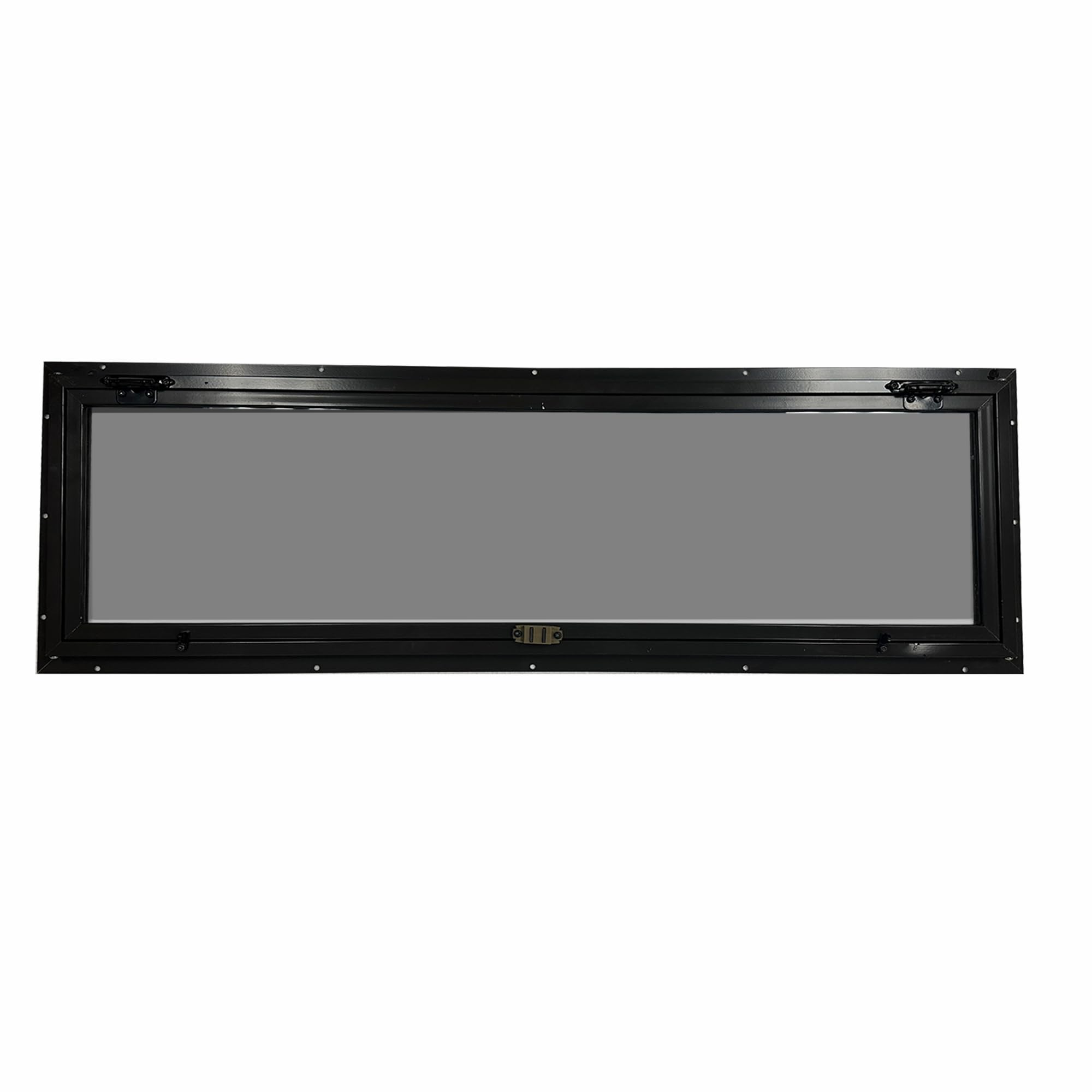 Elusive Wildlife Original Deer Blind Window glass pane delivers clear visibility in harsh weather.