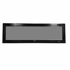 Elusive Wildlife Original Deer Blind Window glass pane delivers clear visibility in harsh weather.