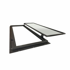 Elusive Wildlife framed swing sash enhances shooting opportunities in blinds.