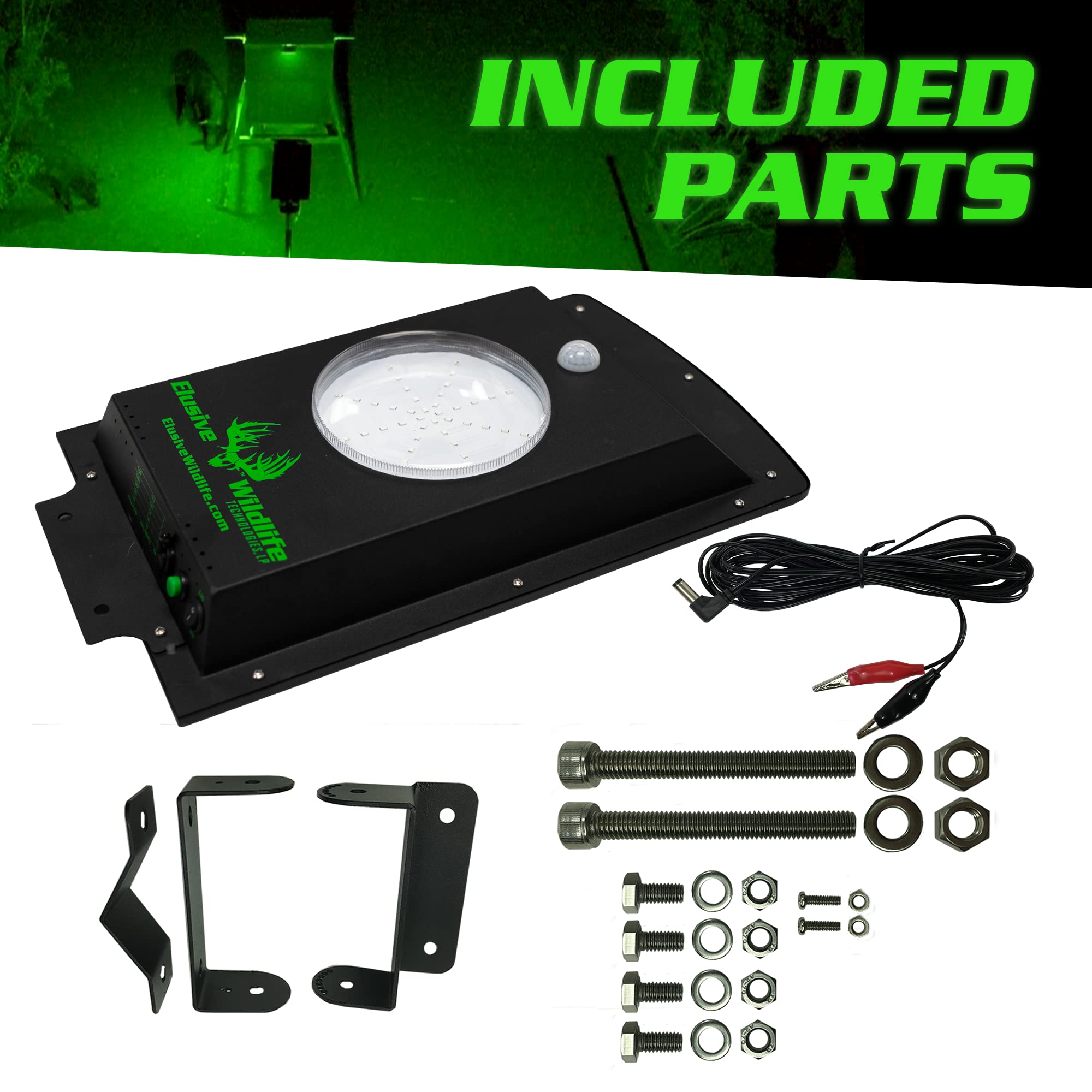 Elusive Wildlife Kill Light Outfitter red light option minimizes visibility to animals in sensitive areas.