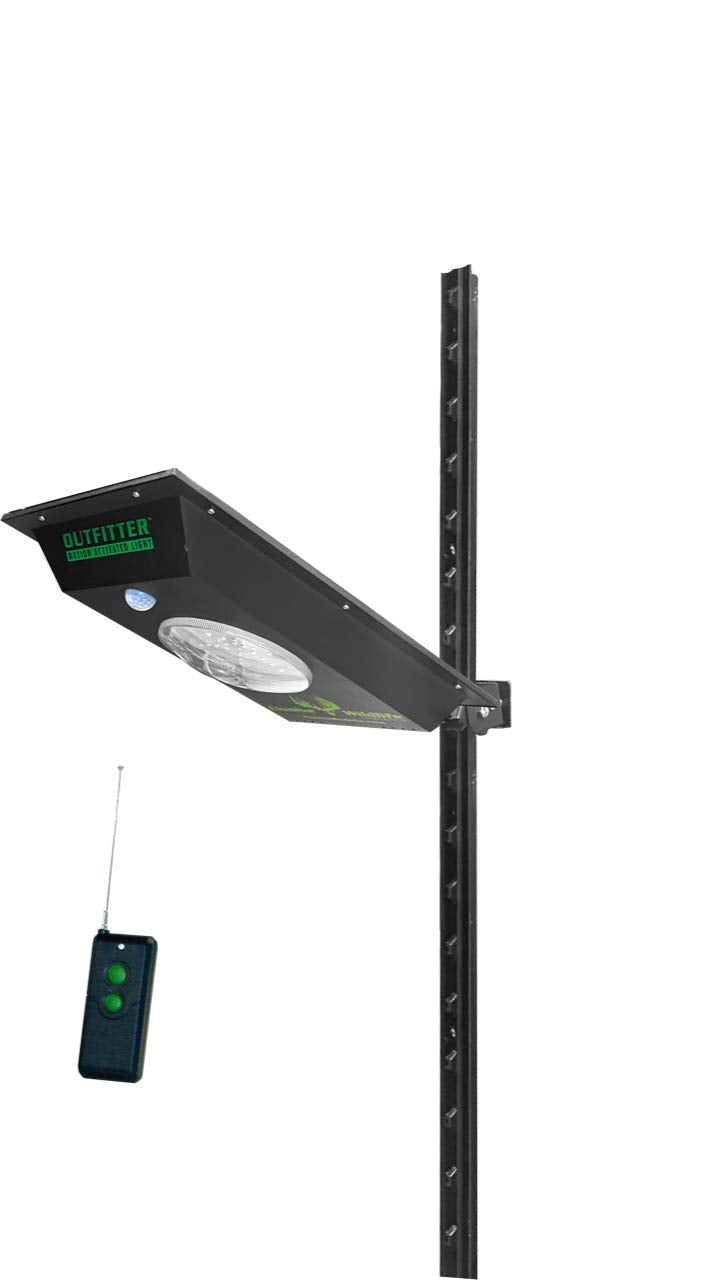 Elusive Wildlife Kill Light Outfitter with remote control enabling precise night lighting for hunt setup