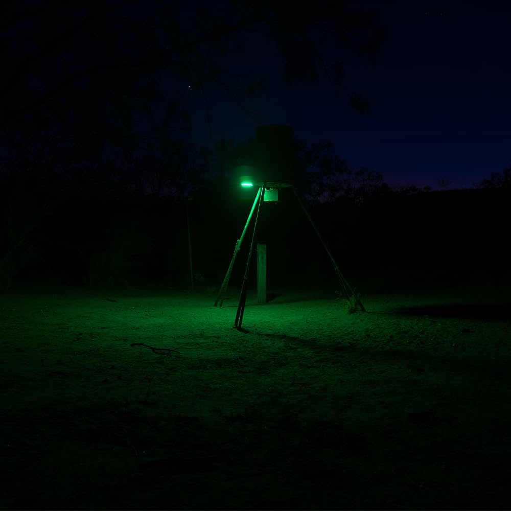 Elusive Wildlife Kill Light solar-powered panel offers maintenance-free operation during hunts.