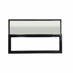 Elusive Wildlife metal frame glass window protects hunters from wind and rain.