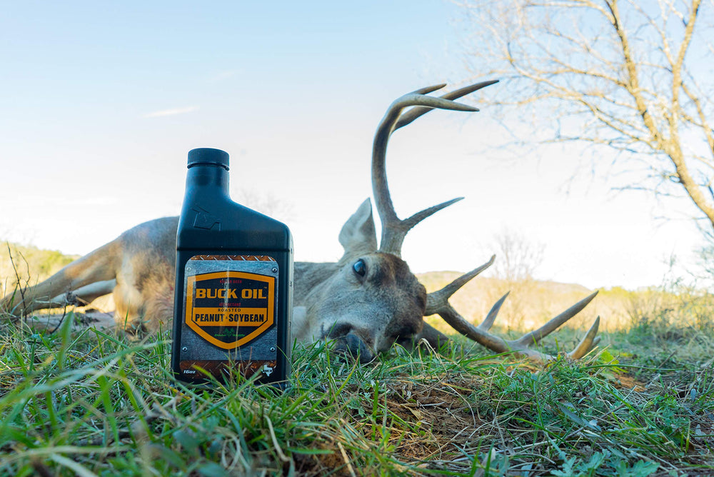 Elusive Wildlife Buck Oil on stump for rub line application