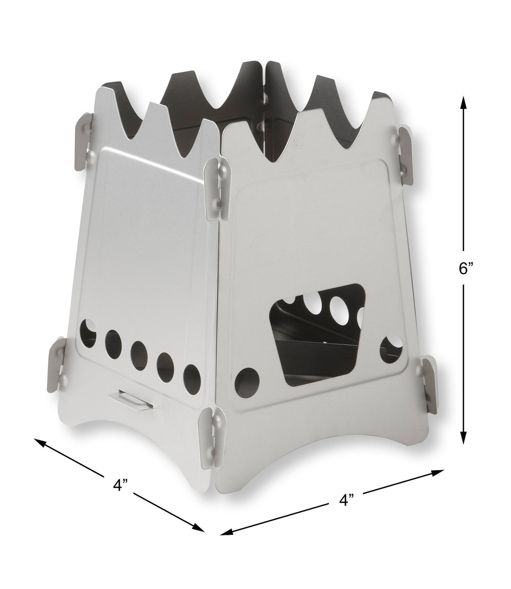 Emberlit Titanium UL stove, proudly made in the USA for rugged reliability.