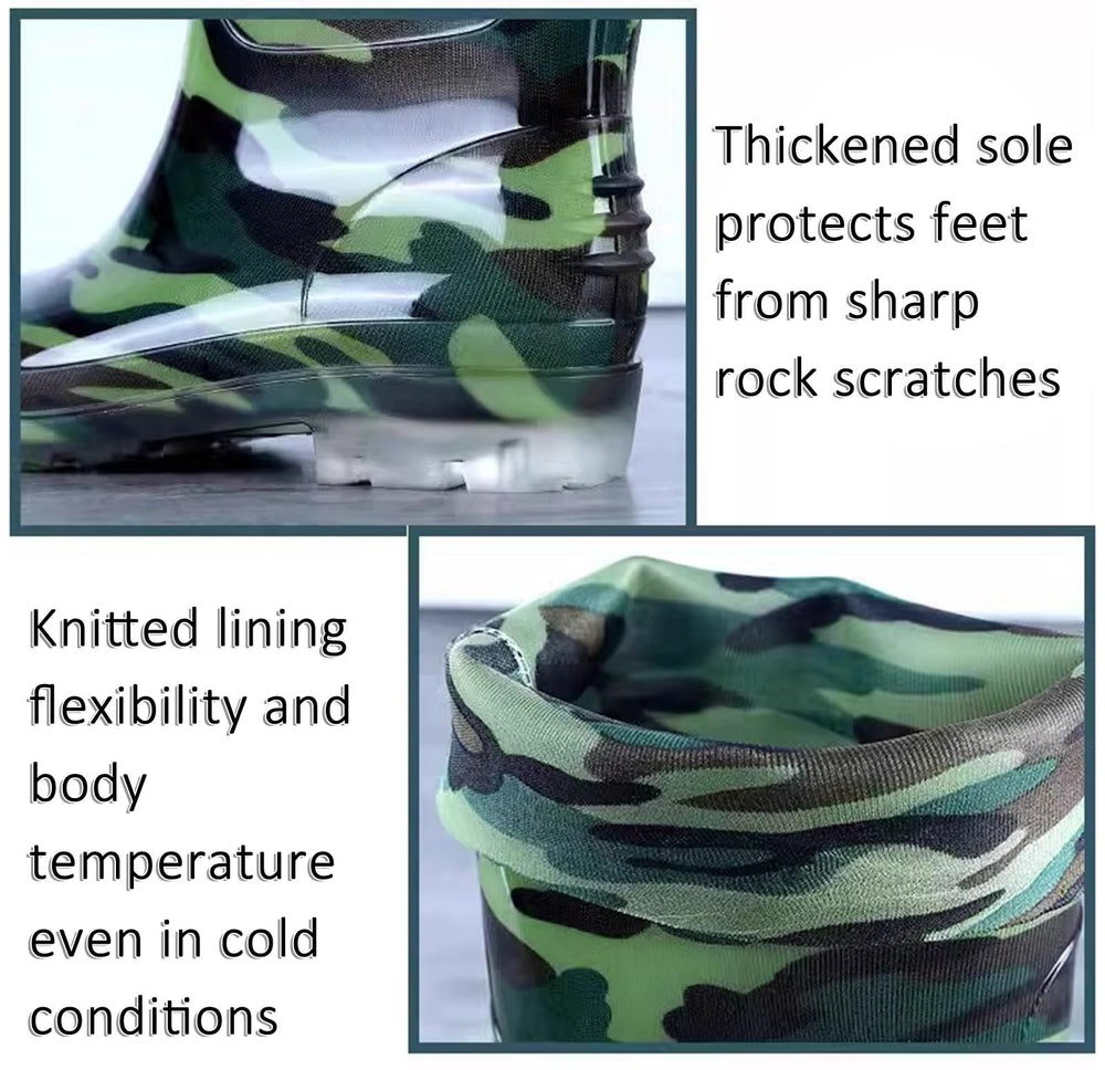 Knitted lining adds comfort and light weight for long wear