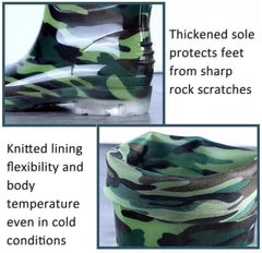 Knitted lining adds comfort and light weight for long wear