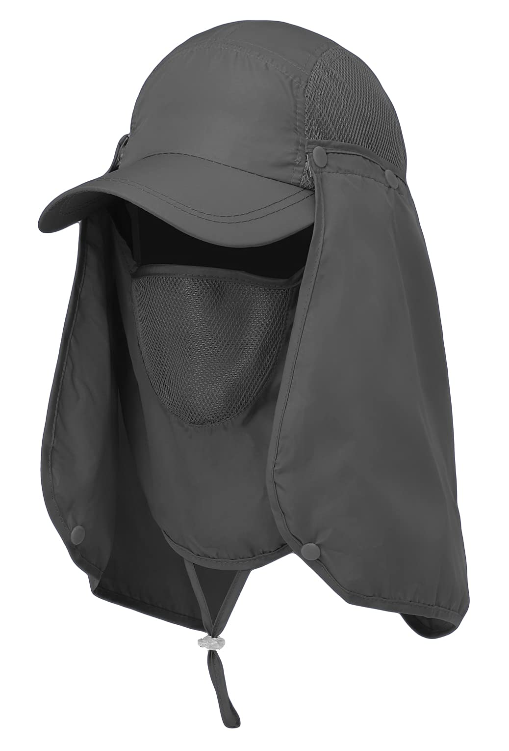 EMEM Apparel Sun Cap fishing hat front view with 360° UV protection for outdoor use.