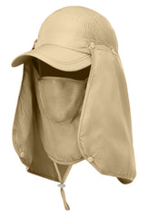 EMEM Apparel Sun Cap fishing hat with wide brim for beach sun protection.
