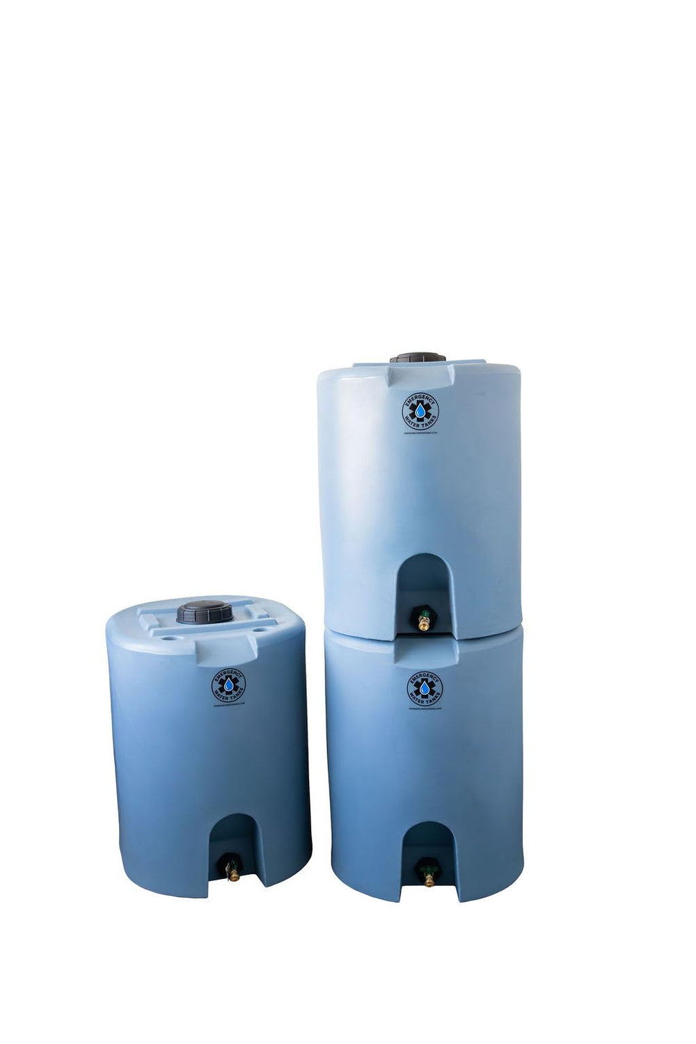 Emergency Water Tanks durable 55-gallon construction designed for long-term use.