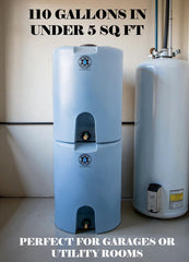Emergency Water Tanks rotomolded polyethylene construction ensures safety and durability.