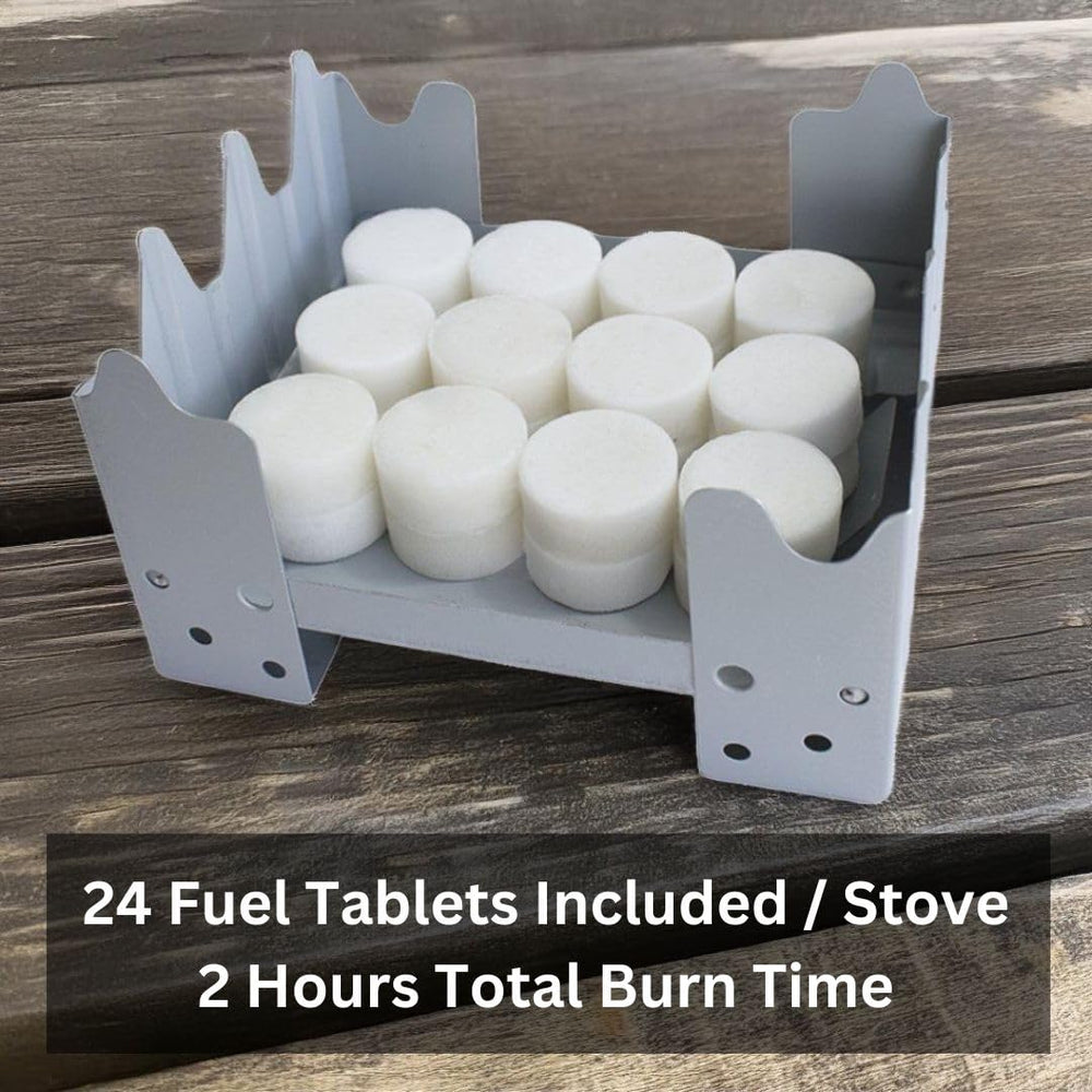 Emergency Zone 24-fuel-tablets-included provides ready-to-use cooking fuel