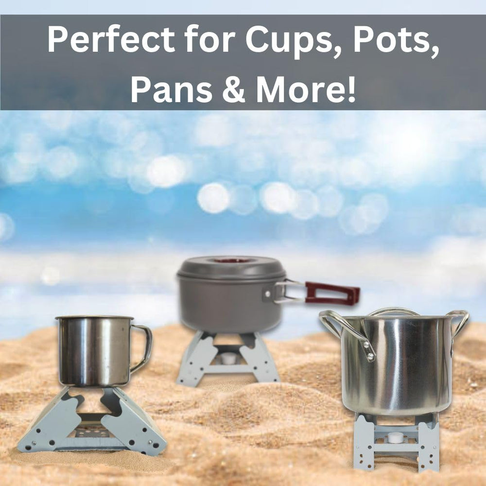 Emergency Zone camping cooking stability offers a steady burn surface on uneven ground