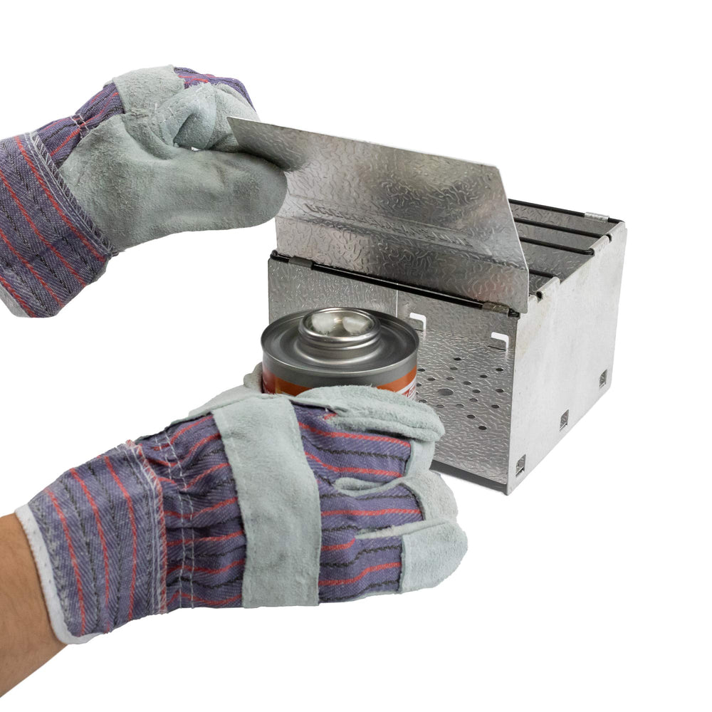 Emergency Zone compact stove design is easy to transport for outdoor cooking.