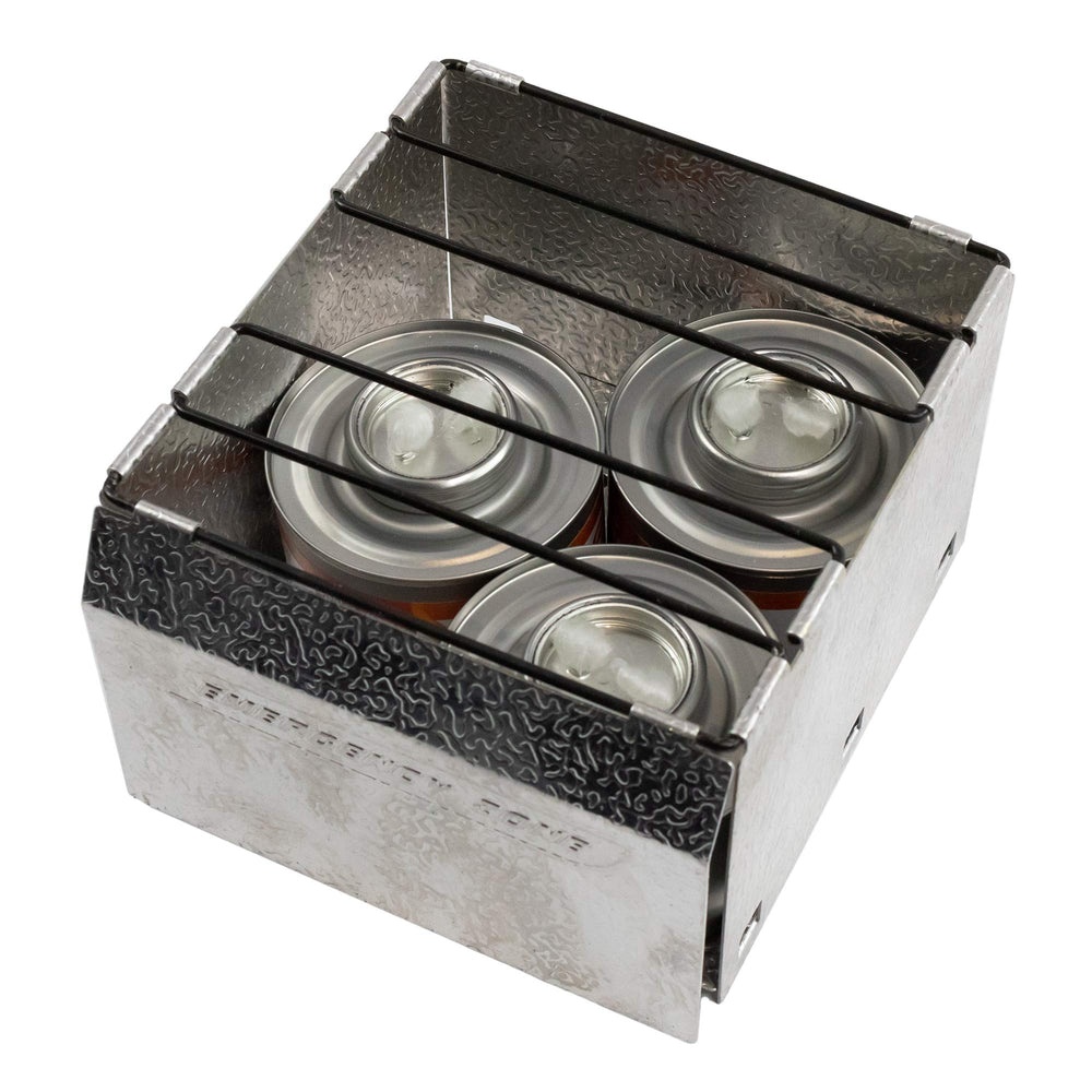 Emergency Zone emergency cooking kit ready for storage.