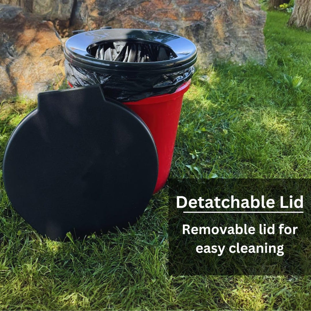 Emergency Zone honey bucket seat sturdy-install for reliable seating even in rugged settings.