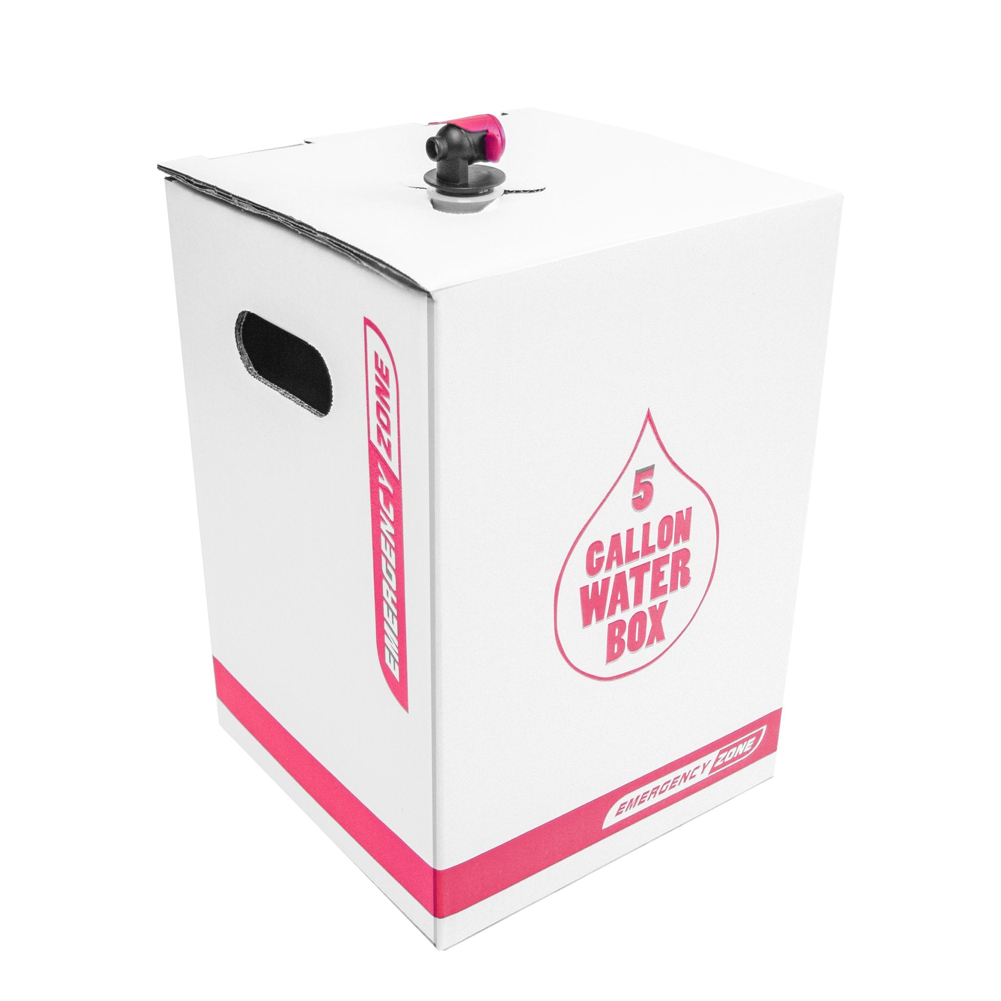 Emergency Zone Mylar water bags provide durable, long-lasting storage.