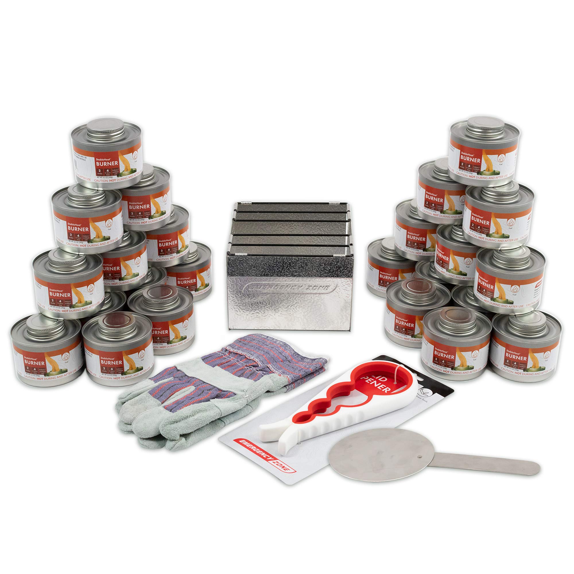 Emergency Zone StableHeat stove pack for quick, reliable meals during camping or emergencies.