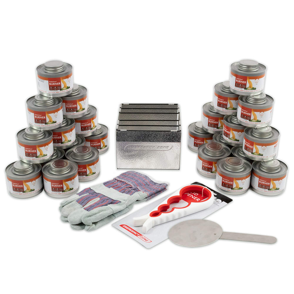 Emergency Zone StableHeat stove pack for quick, reliable meals during camping or emergencies.