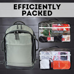 Emergency Zone Stealth Tactical two-person tent demonstrates compact shelter with breathable vents