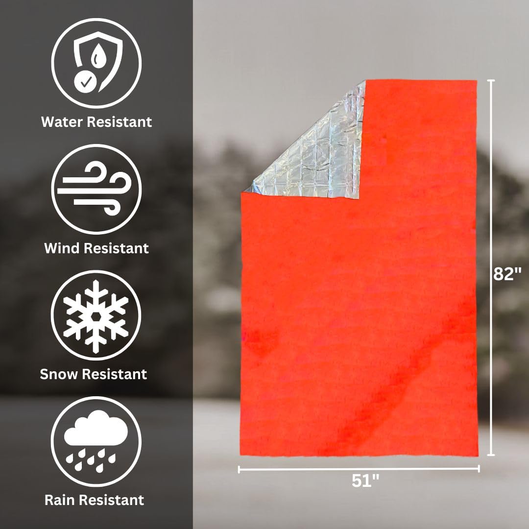Emergency Zone ThermaSave Blanket with reversible design for versatile temperature management.
