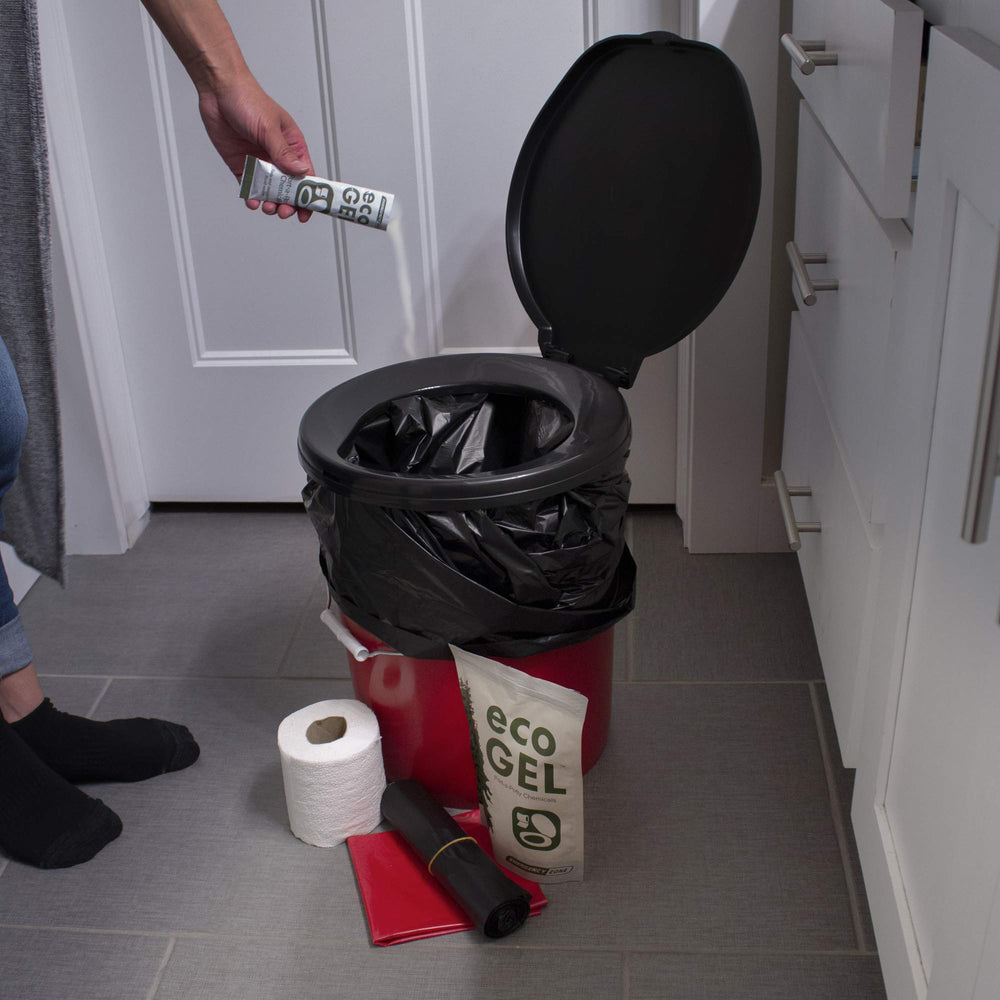 Emergency Zone toilet liners pack ready for disaster or camping use