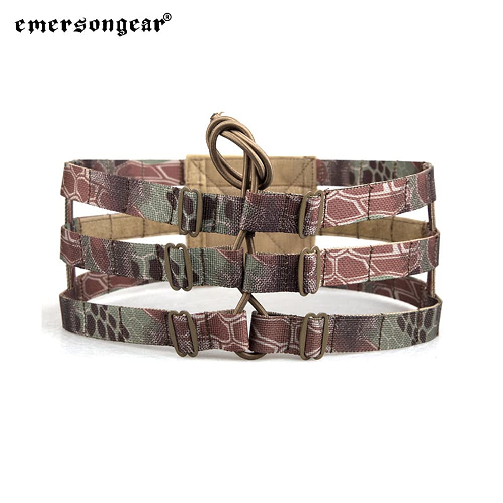 Close-up of adjustable strap on Emersongear cummerbund for a secure fit.