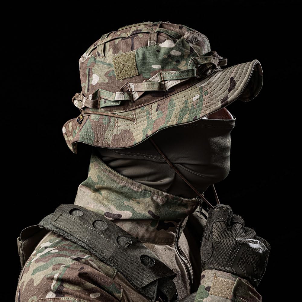 EmersonGear 9768 short brim reduces glare while tac or commuting.