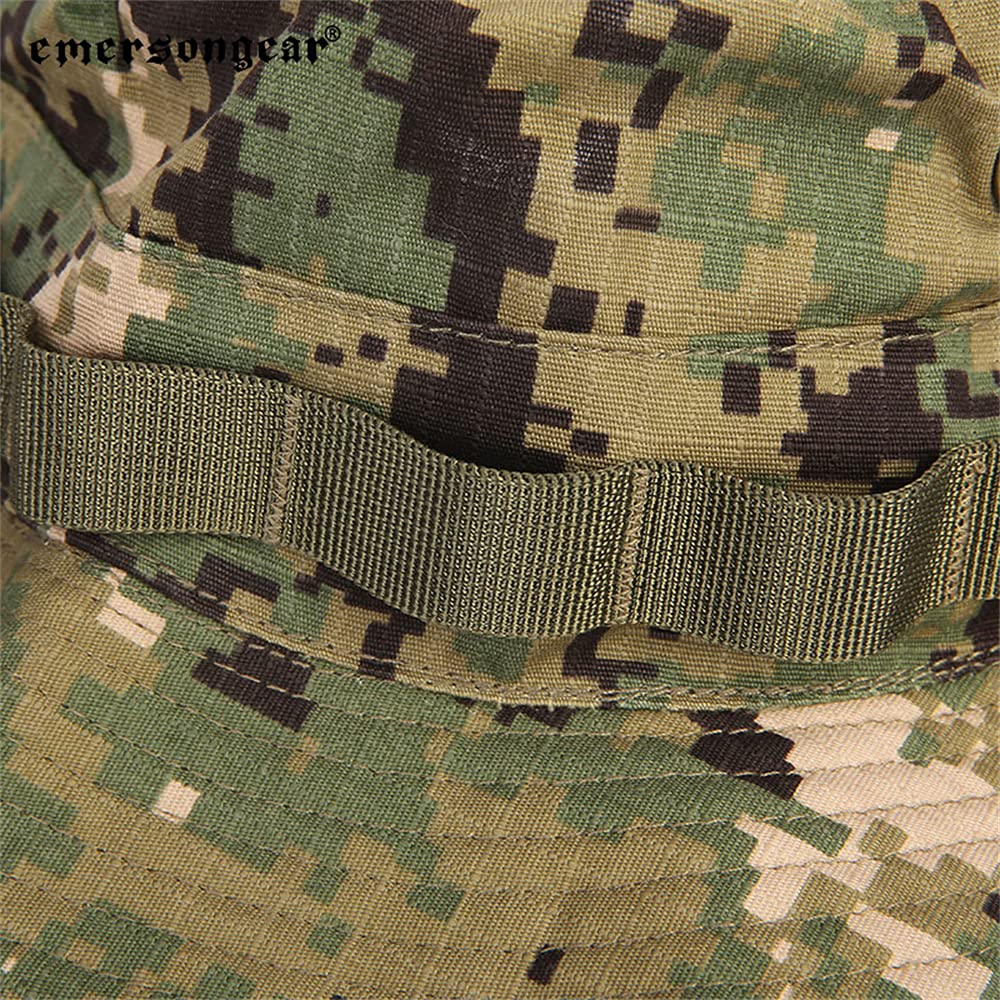 EMERSONGEAR breathable ripstop fabric boonie hat for durability and comfort.