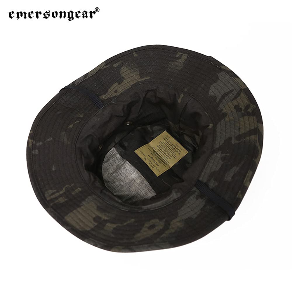 EMERSONGEAR boonie hat brim-adjust view illustrates sun and glare protection