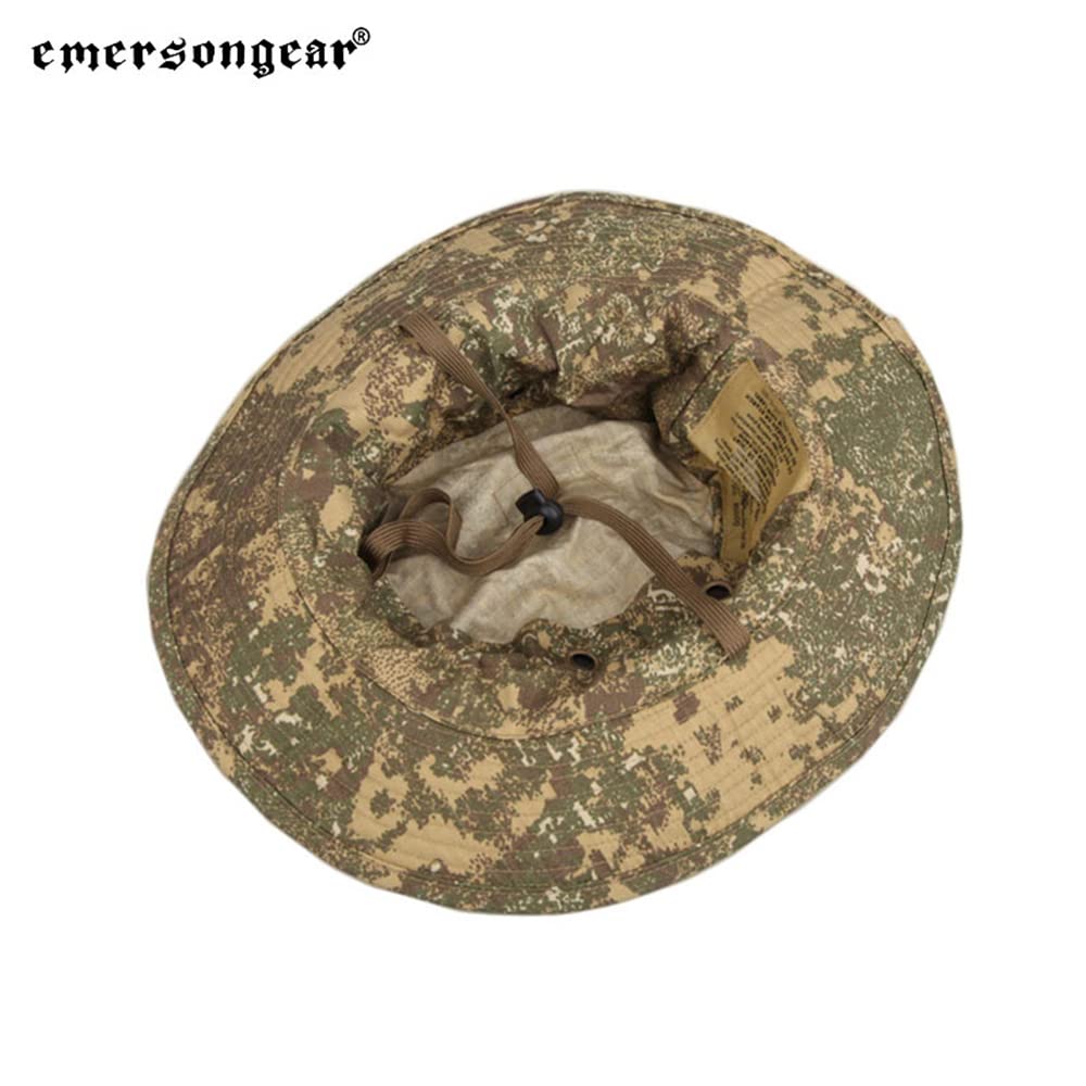 EMERSONGEAR boonie hat map pouch interior for quick access during outdoor missions