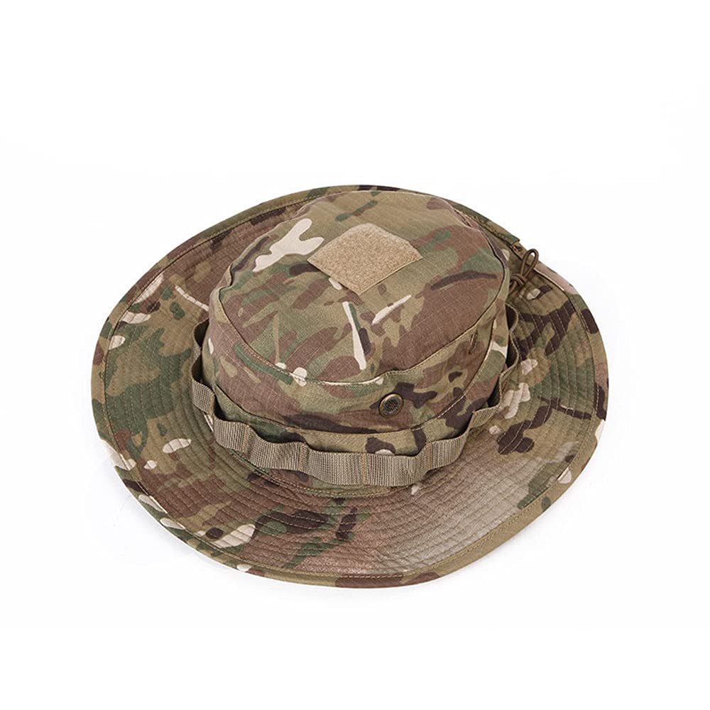 EMERSONGEAR boonie hat showing Molle webbing for camouflage gear attachment
