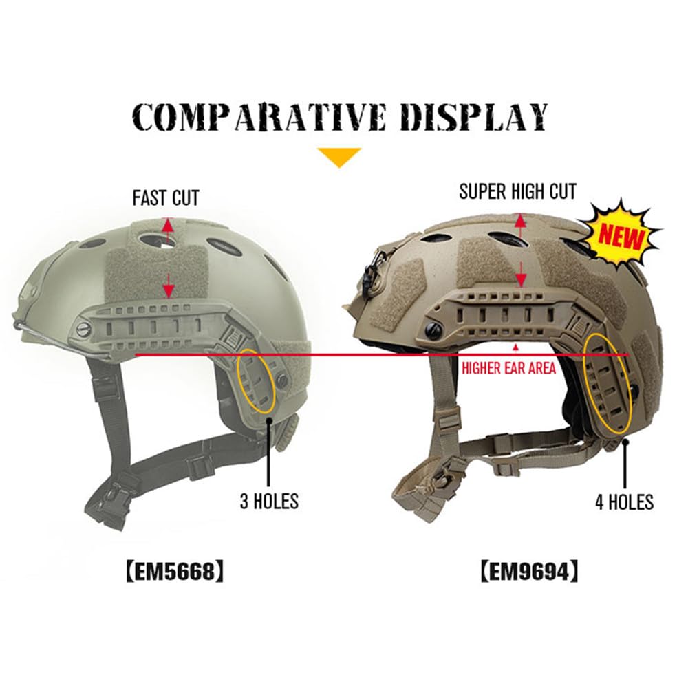 EmersonGear Fast SF helmet cross-headband suspension for secure tightening