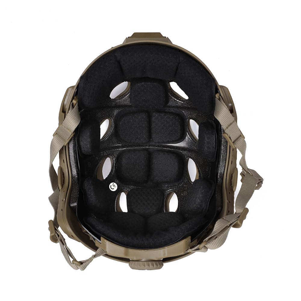 Emersongear Fast SF Ultra High Cut Helmet matte sandblasted finish adds rugged aesthetics.