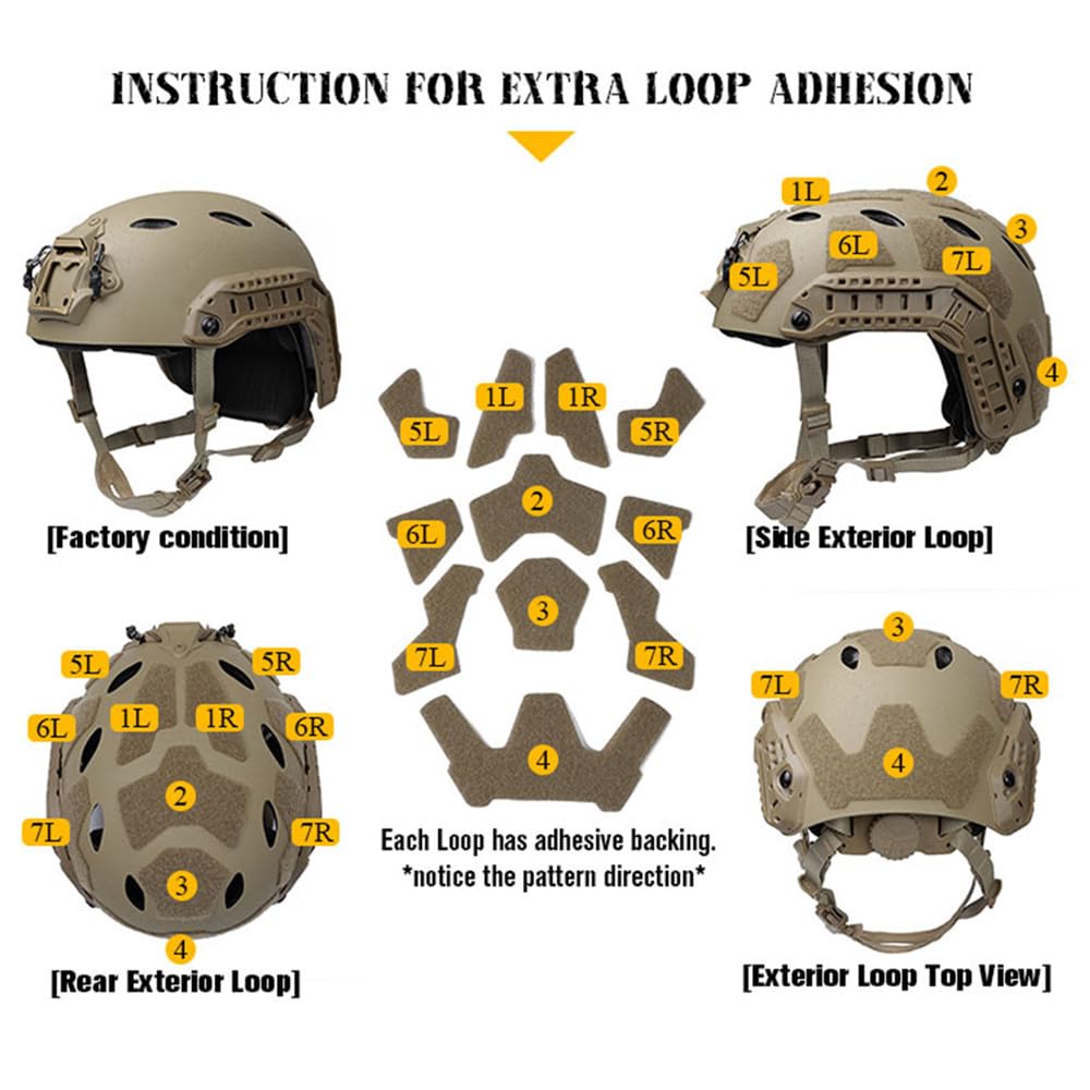 EmersonGear Fast SF helmet inner lining with high rebound memory foam