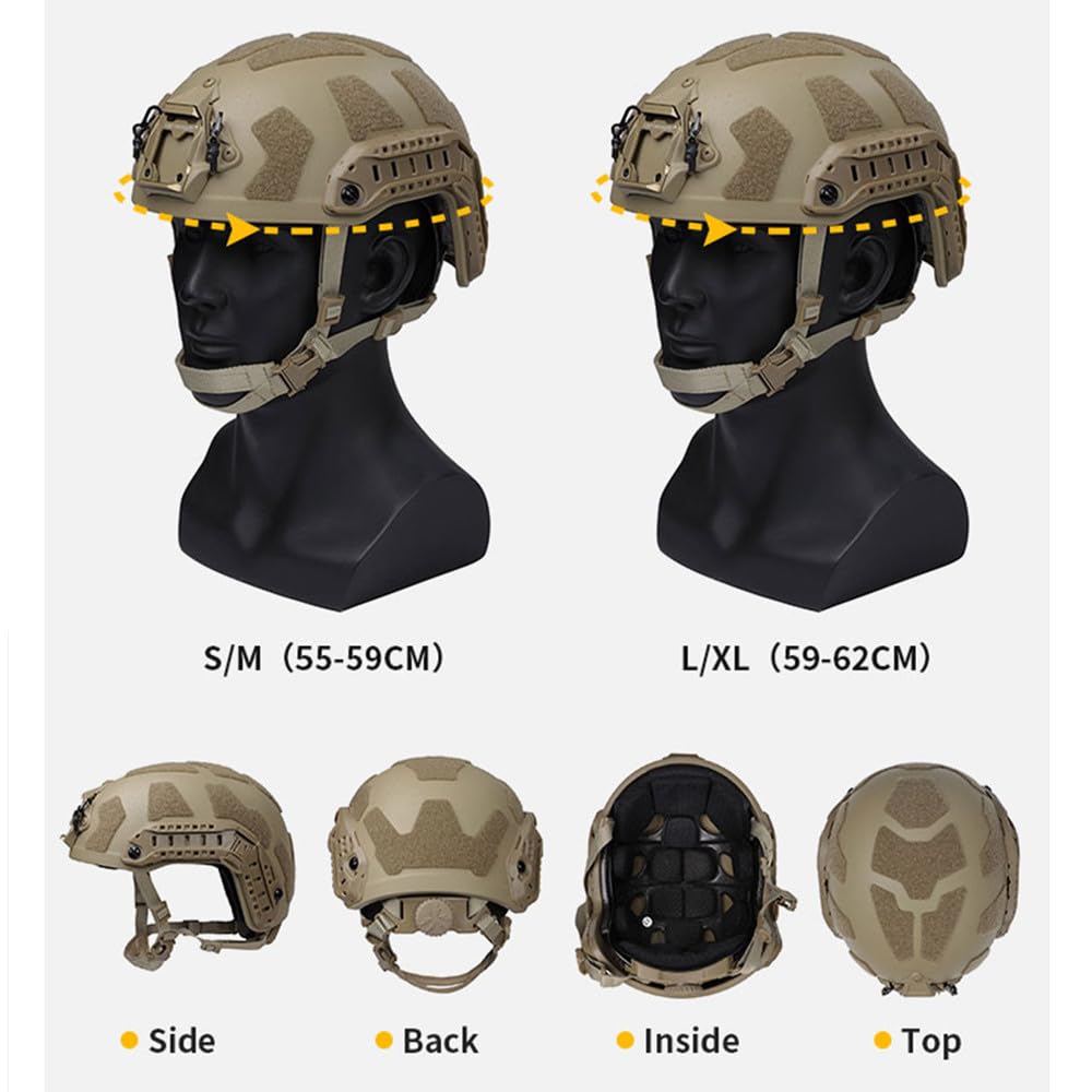 Emersongear Fast SF helmet ABS shell closeup showing durable build