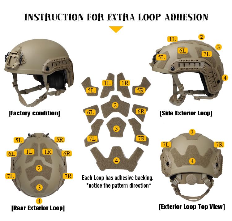 Emersongear Fast SF helmet FAST suspension with crossed headbands