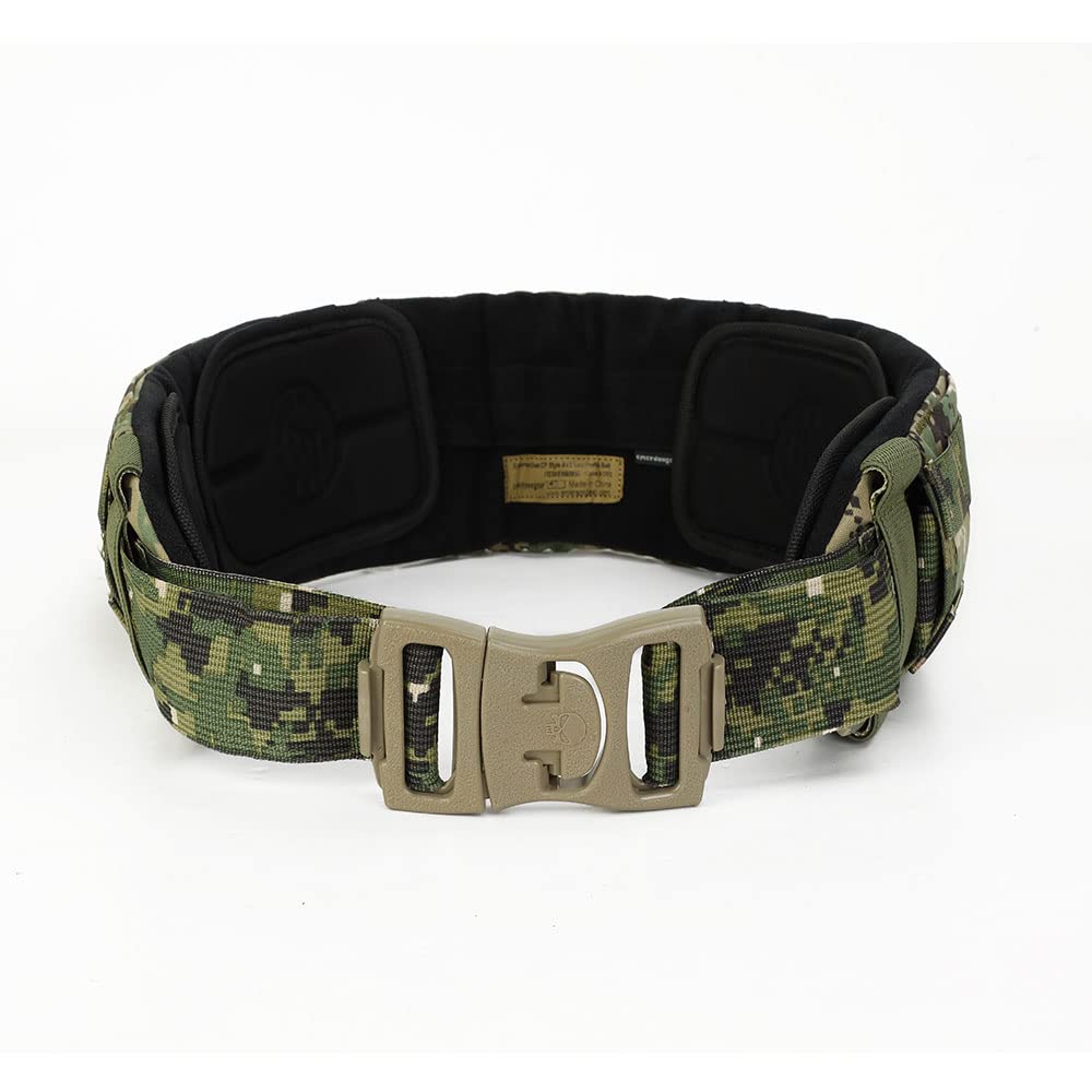 EMERSONGEAR Molle system belt demonstrates versatile attachment points for modular gear