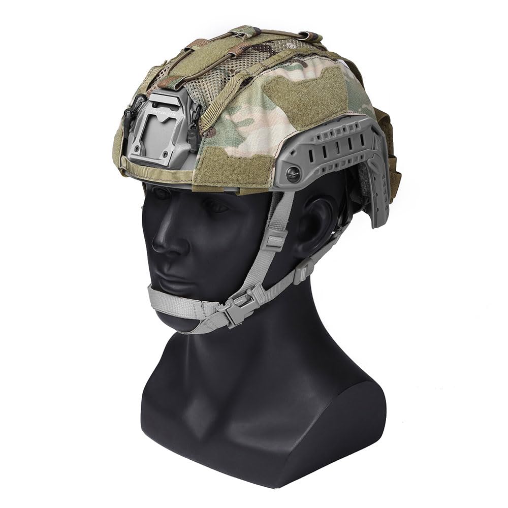 Emersongear OC A4 helmet cover back view showing weight balance pocket.