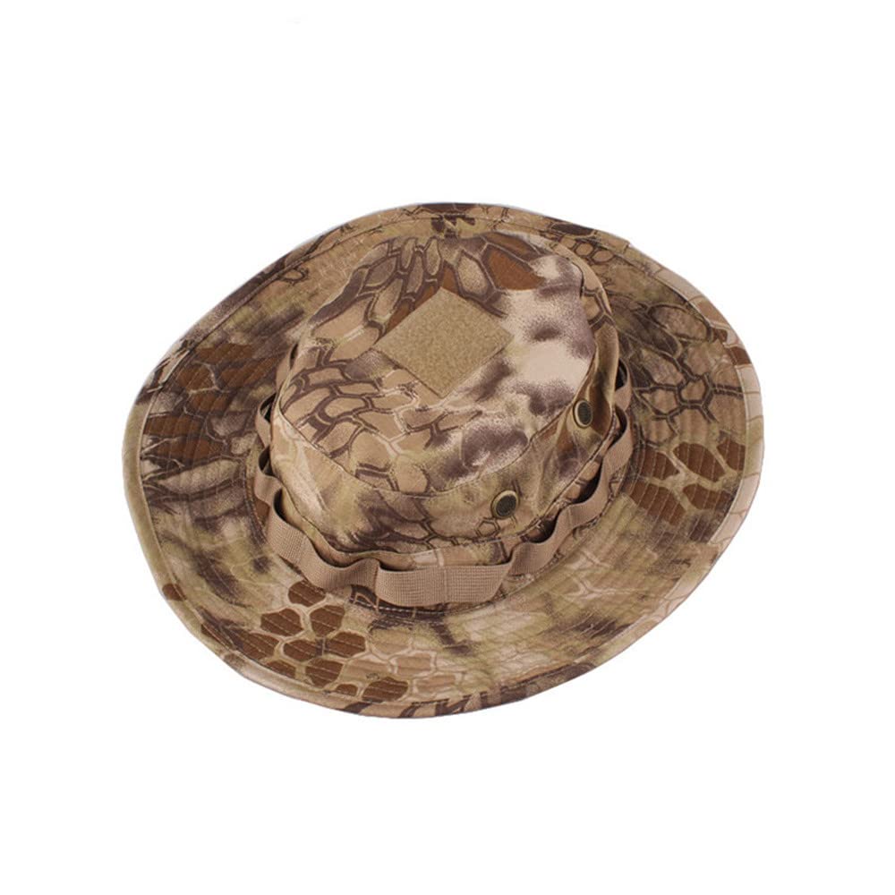 EmersonGear tactical boonie hat with adjustable chin strap for secure all-day wear.