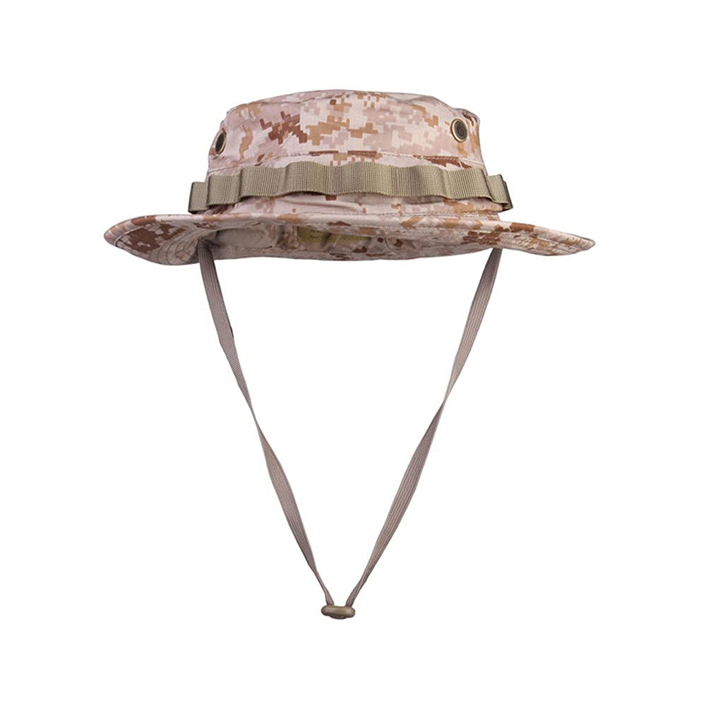 EmersonGear tactical boonie hat camo front view for sun protection and concealment.