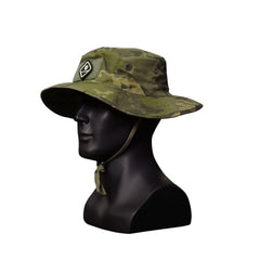 emersongear Boonie Hat with map pouch and adjustable chin strap – side view