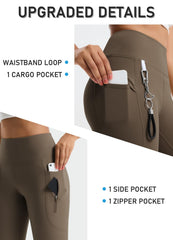 Emlovm high waistband provides tummy control during workouts